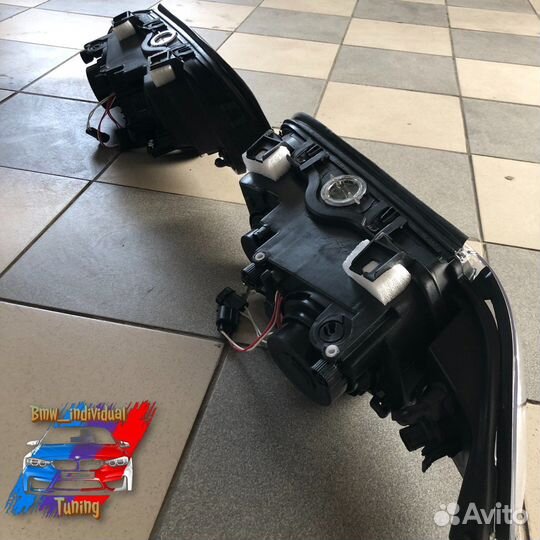 Оптика фары бмв Е39 ангельские глазки