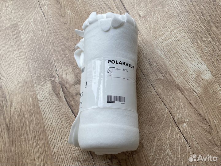 Плед IKEA новый 130 170 polarvide