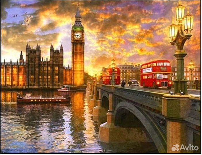 Алмазная мозаика картина 50х65 новая