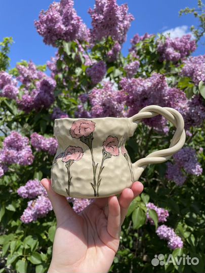 Керамические кружки ручной работы