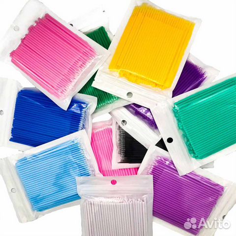 Микробраши в пакете,100шт