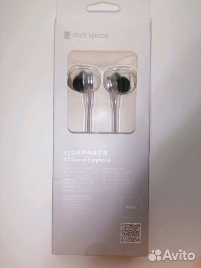 Стерео наушники с микрофоном rockspace Y2 Hi-Fi