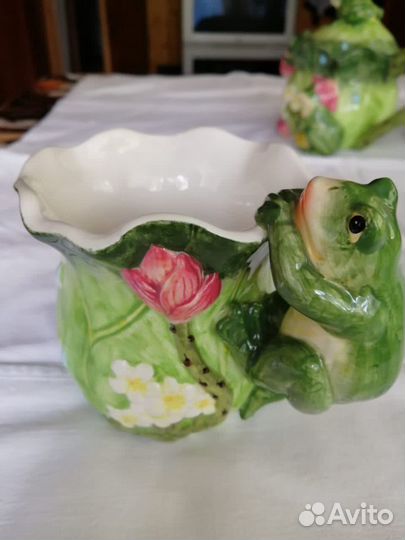 Сервиз из керамики «Лягушки»