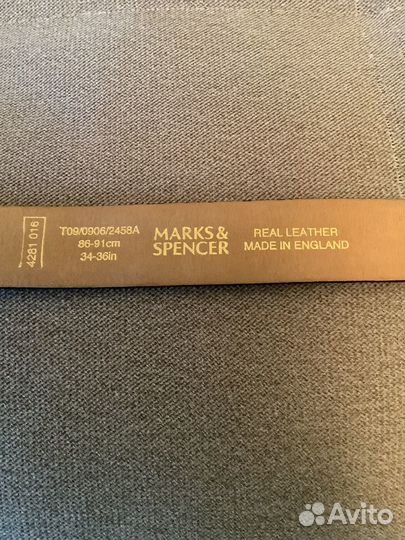 Ремень из натуральной кожи Marks & Spenser