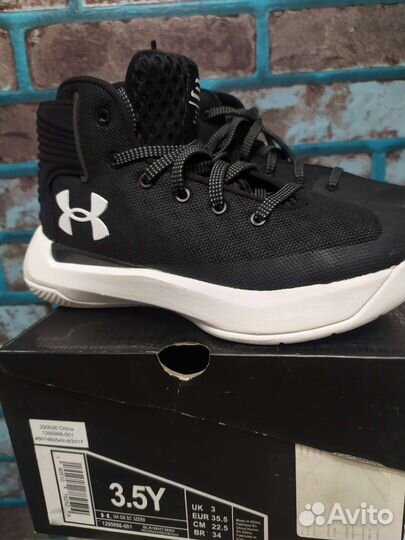 Баскетбольные кроссовки under armour 35,5