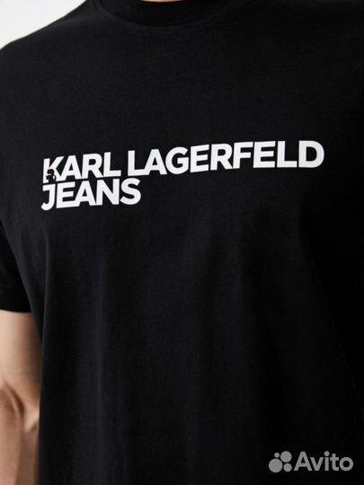 Футболка чёрная Karl Lagerfeld Jeans