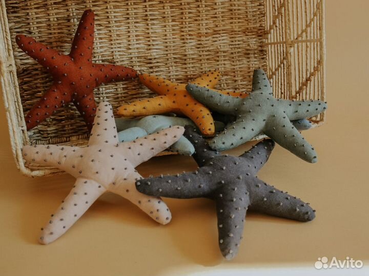 Морская звезда игрушка из натуральных материалов