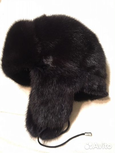 Шапка ушанка норка женская