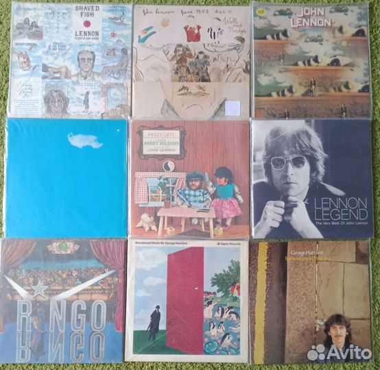 Остатки коллекции the beatles на фирменном виниле