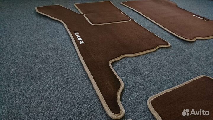 Автоковрики для ваз 2109, коричневые