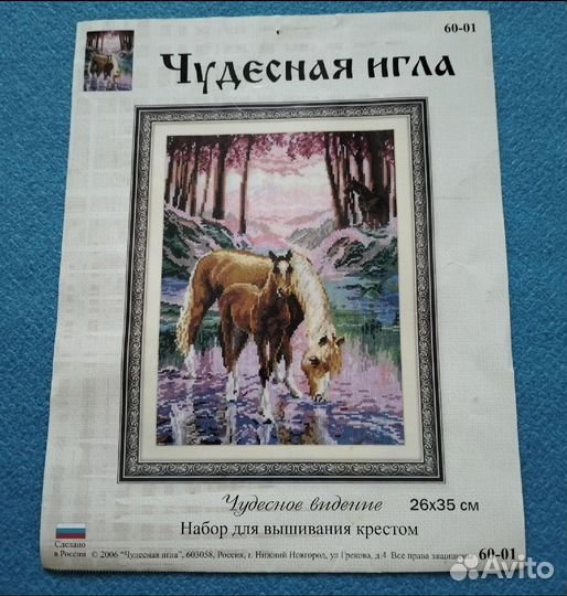 Схема для вышивания Чудесное видение лошади