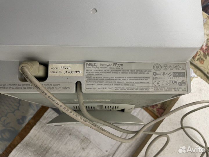 Мониторы NEC multisync FE770