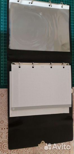 Тетрадь папка на кольцах со сменным блоком