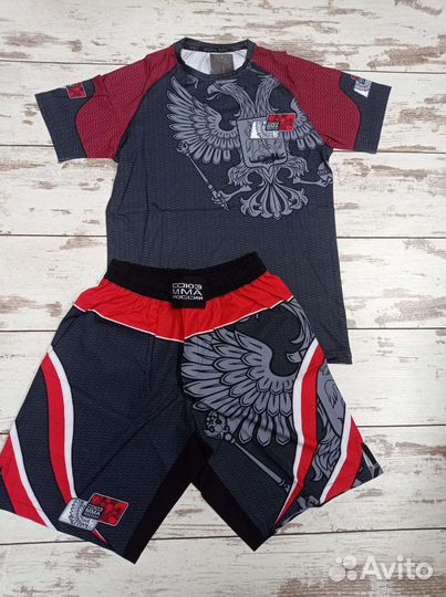 Шорты и футболка союз мма России