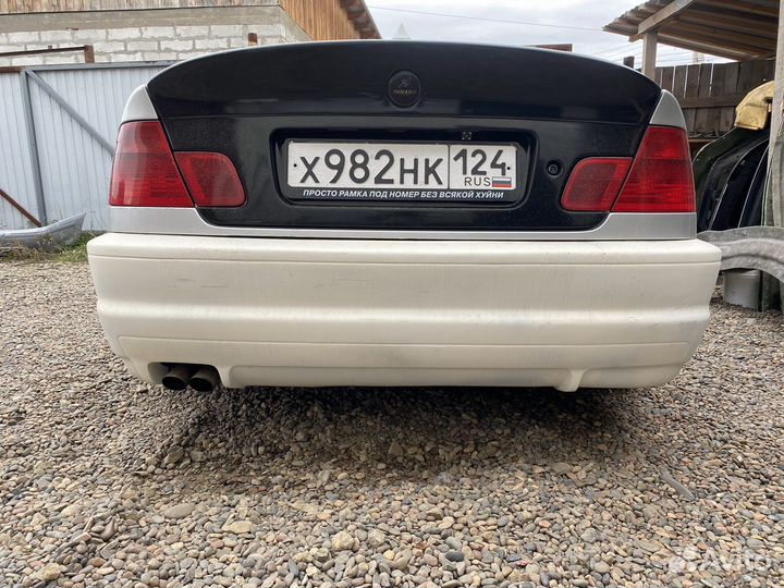 Задний м бампер bmw e46 купе