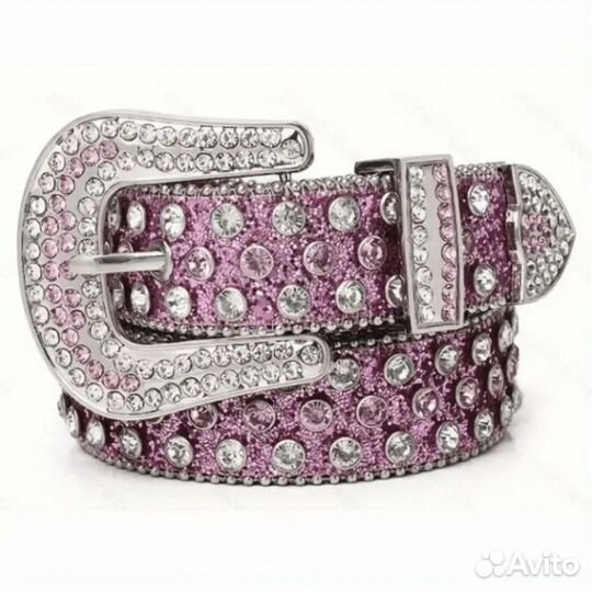 Ремень со стразами y2k