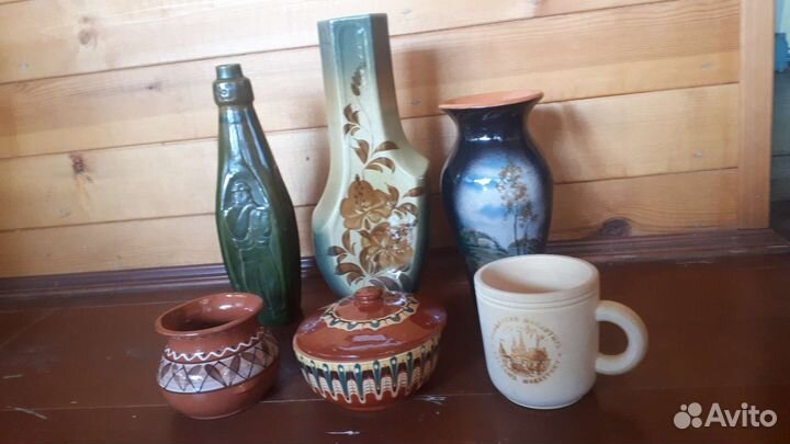 Глиняная, деревянная посуда