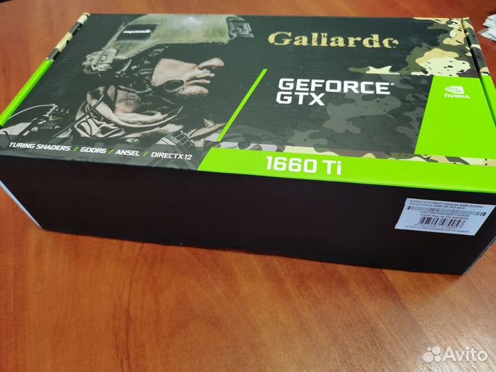 Видеокарта nvidia geforce GTX 1660 TI 6GB manli ар