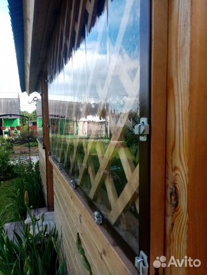 Мягкие окна для беседки