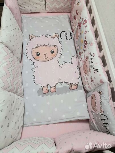 Бортики в детскую кроватку