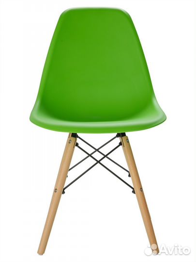 Стул в стиле eames DSW,салатовый, 1 шт