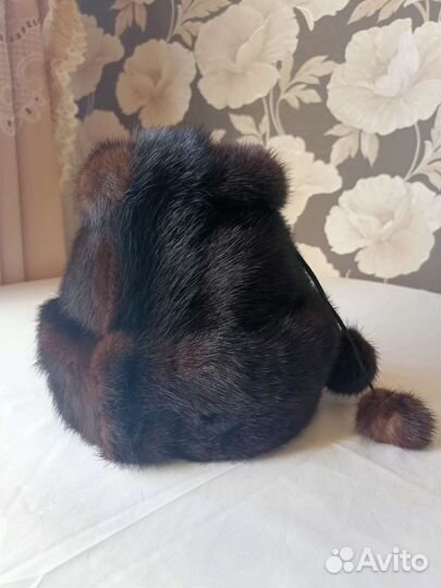 Шапка норковая женская 56р