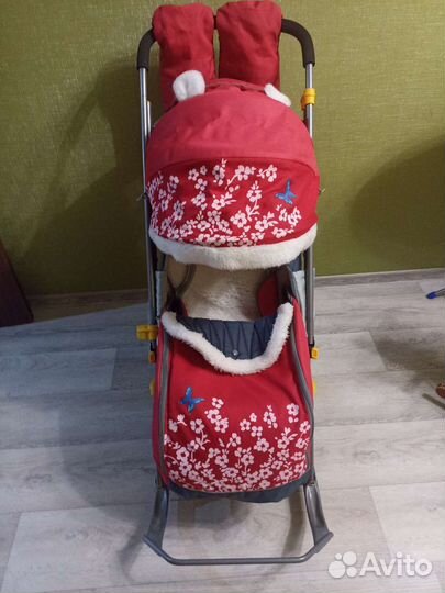 Коляска санки