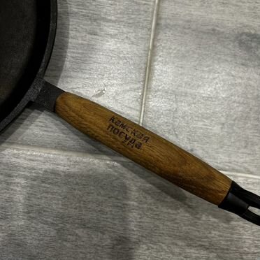 Сковорода блинная чугунная