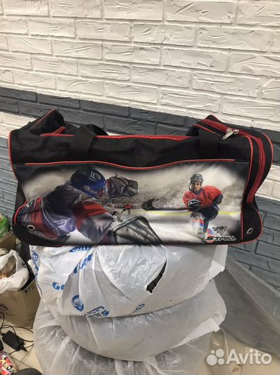 Хоккейный баул на колесах детский