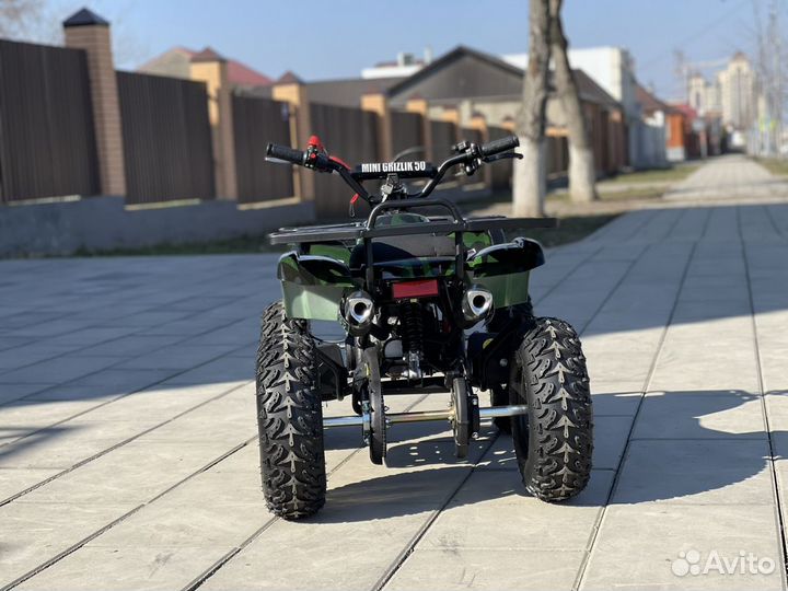 Квадроцикл X-16 бк мех старт зеленый