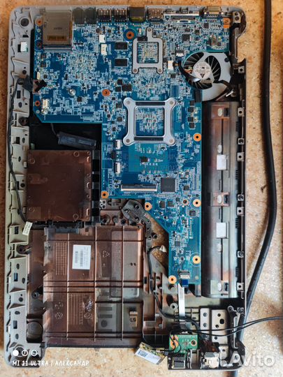 Материнская плата с процессором.Монитор.HP-G62