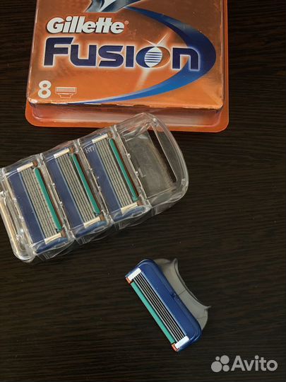 Оригинал бритвенные лезвия Gillette fusion 5 8 шт