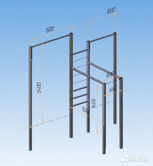 Уличный спортивный комплекс ск-4