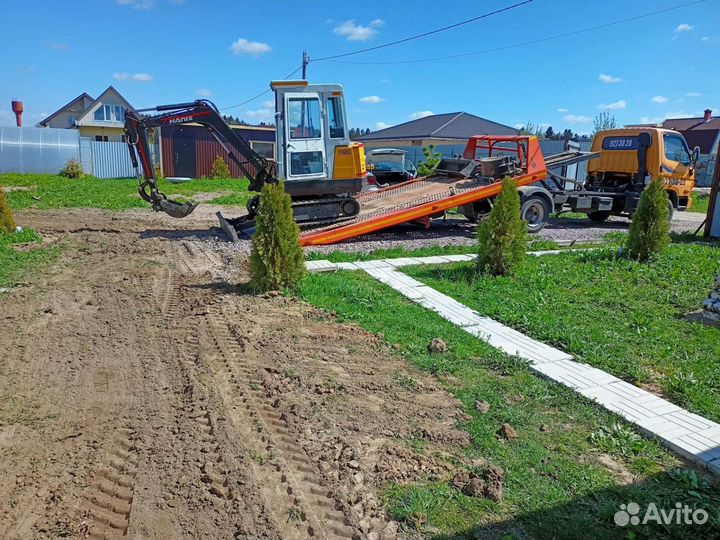 Мини экскаватор, ямобур