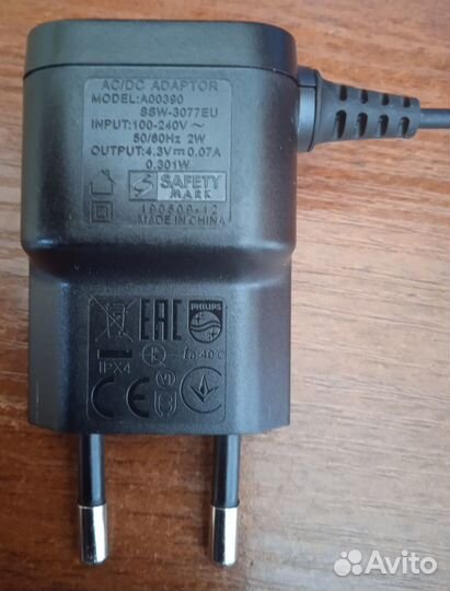 Зарядное устройство Philips A00390 4.3V