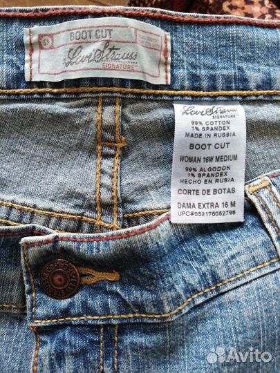 Джинсы levis. W16. Для пышной леди