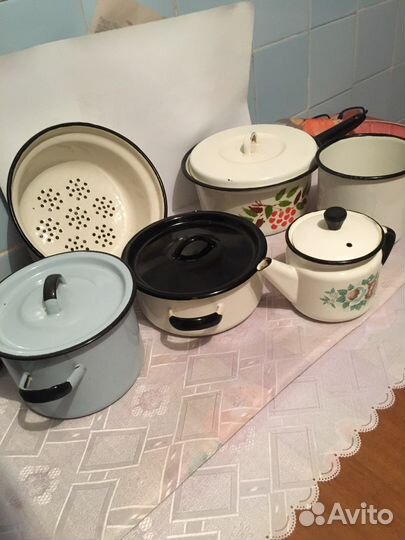 Посуда эмалированная посуда