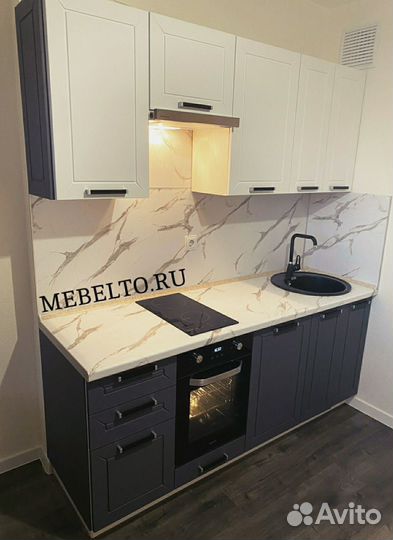 Кухня в студию прямая 2 метра