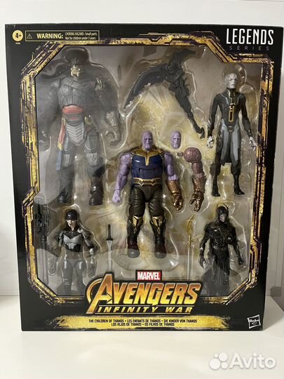 Фигурки Marvel Legends Thanos Black Order 5 Pack