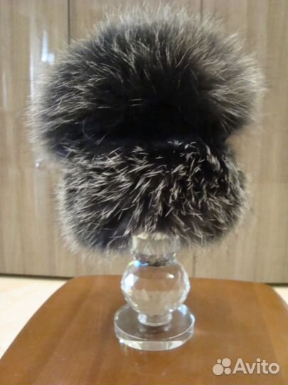 Меховая шапка. Чернобурка