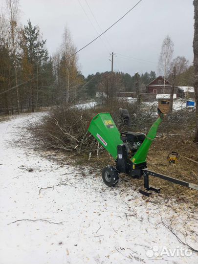 Расчистка участка, дробление веток