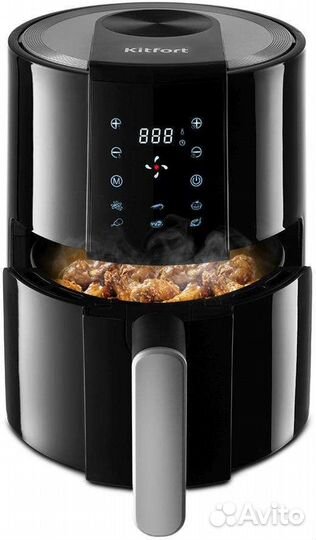 Аэрогриль новый Kitfort KT-2225 черный