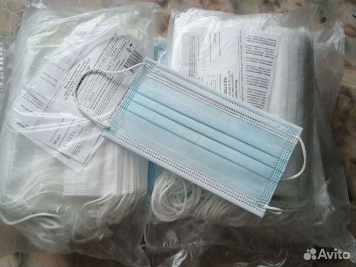Маски одноразовые