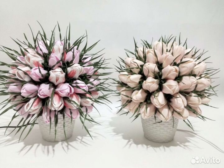 Тюльпаны в горшке