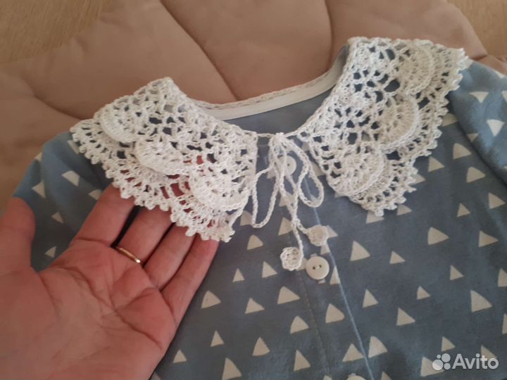 Воротник вязаный