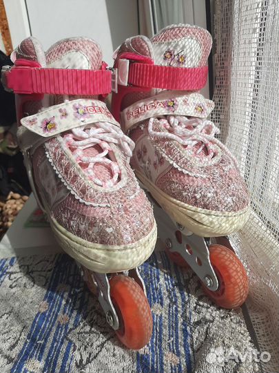 Роликовые коньки детские 32-35р