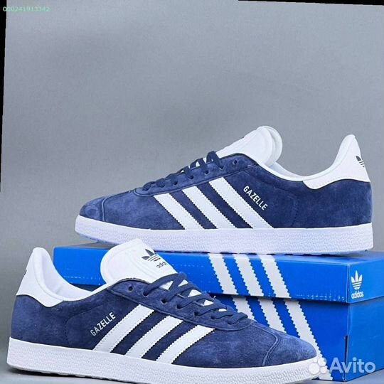 Кроссовки Adidas Gazelle Blue (Арт.98661)