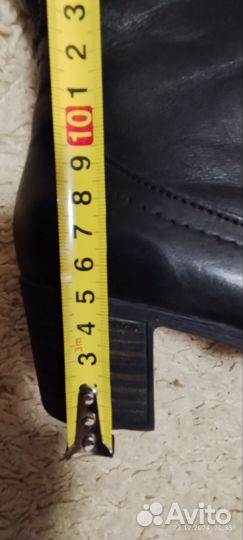 Сапоги женские натуральная кожа 39