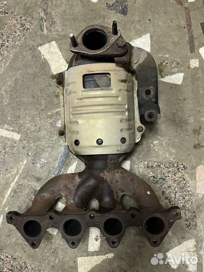 Коллектор выпускной с катализатором для Киа Рио2