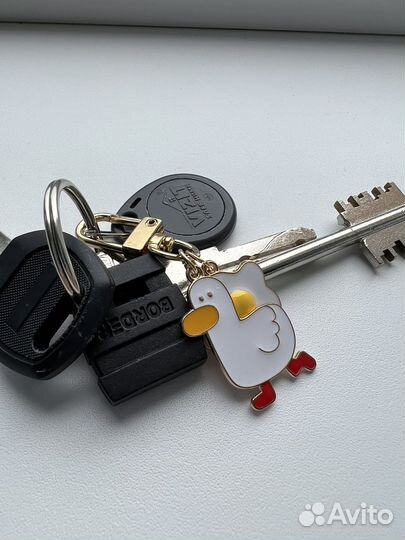 Брелок Озорной Гусь с яичницей